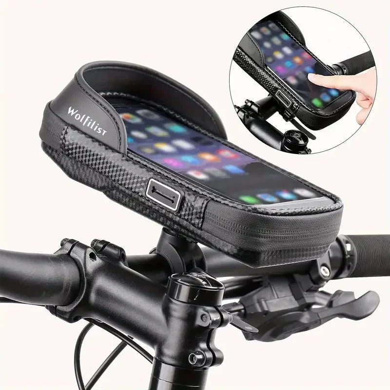 Rotatable Bike Phone Mount with Water-Resistant Touchscreen Case-Field & Wild