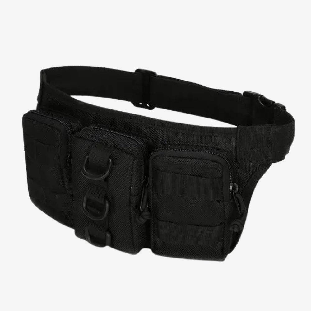 Tactical 5L Waist Pack with Zipped Compartments - Field & Wild-Field & Wild