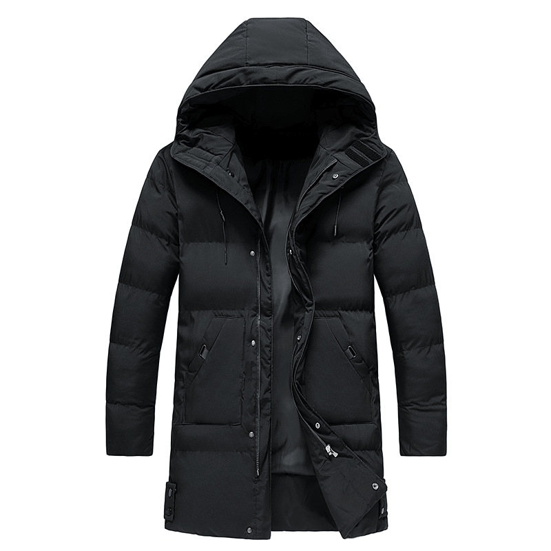 Men’s Hooded Puffer Jacket with Insulated Winter Padding-Field & Wild