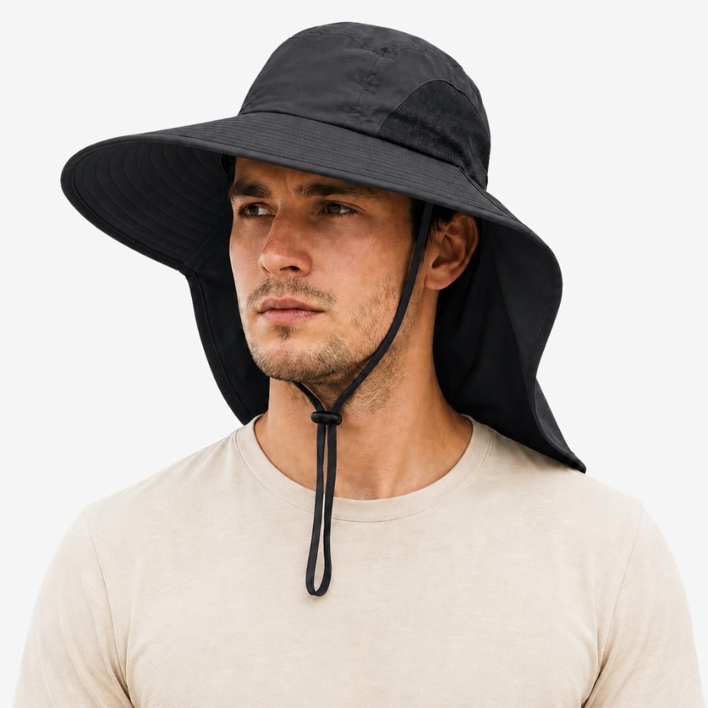 Lightweight Breathable Sun Hat with Wide Brim - Field & Wild-Field & Wild
