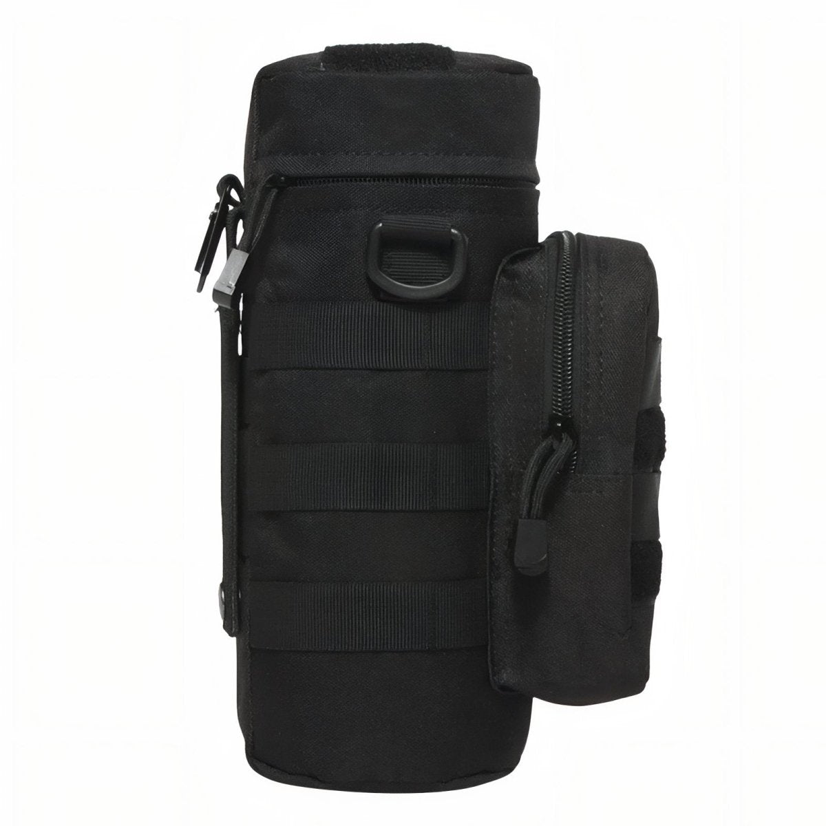 MOLLE Water Bottle Holder with Zipped Accessory Pocket-Field & Wild