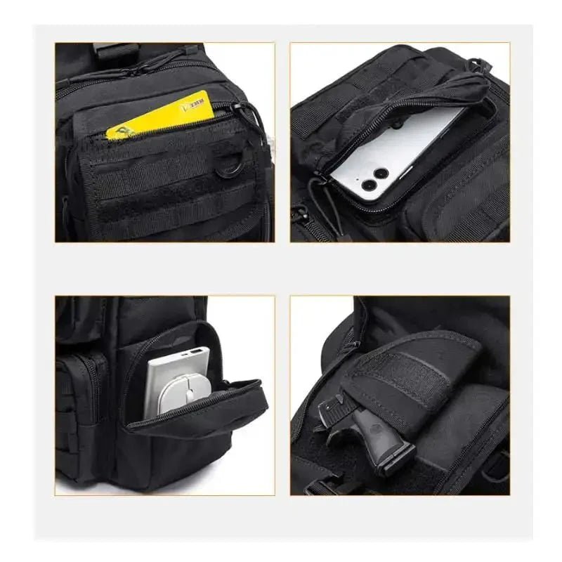Compact Tactical Shoulder Bag with Adjustable Strap-Field & Wild