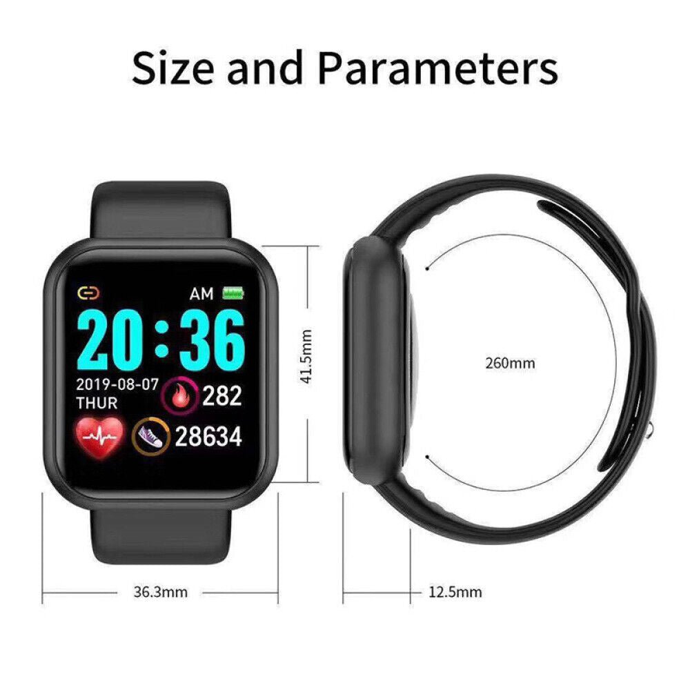 Smart Fitness Watch with Heart Rate Tracking & IP67 Waterproof Design-Field & Wild