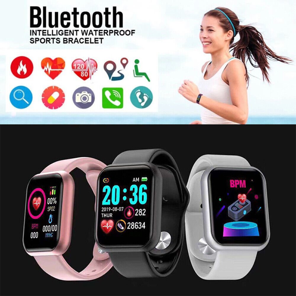 Smart Fitness Watch with Heart Rate Tracking & IP67 Waterproof Design-Field & Wild