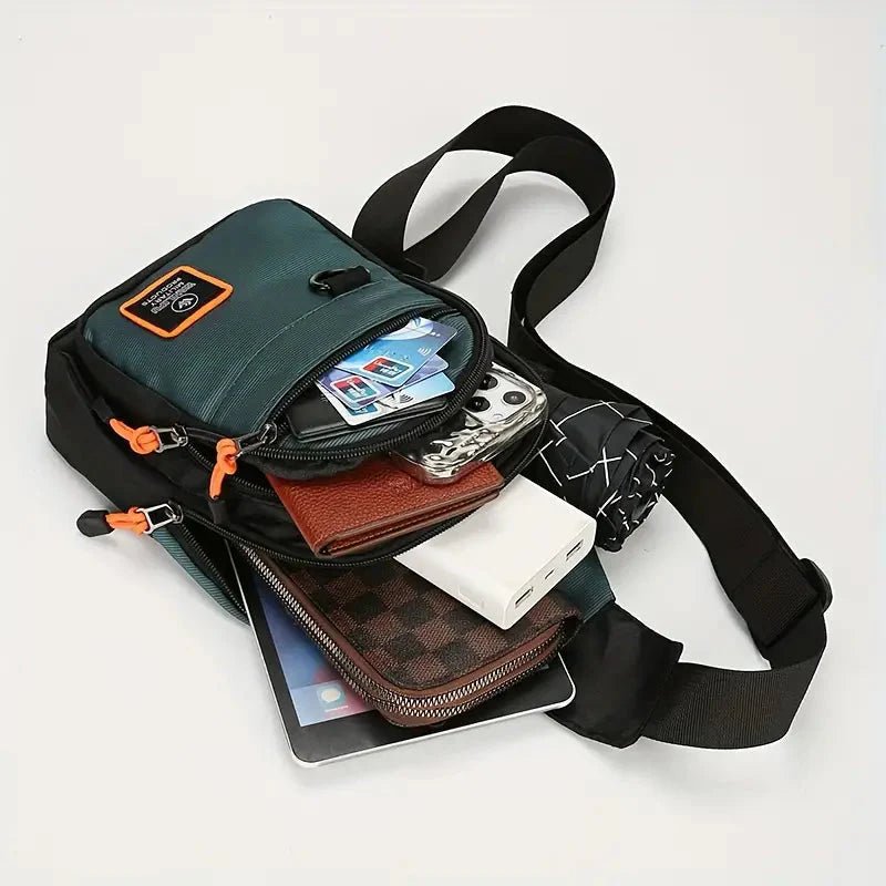 Lightweight Water-Resistant Crossbody Bag for Outdoor Travel-Field & Wild