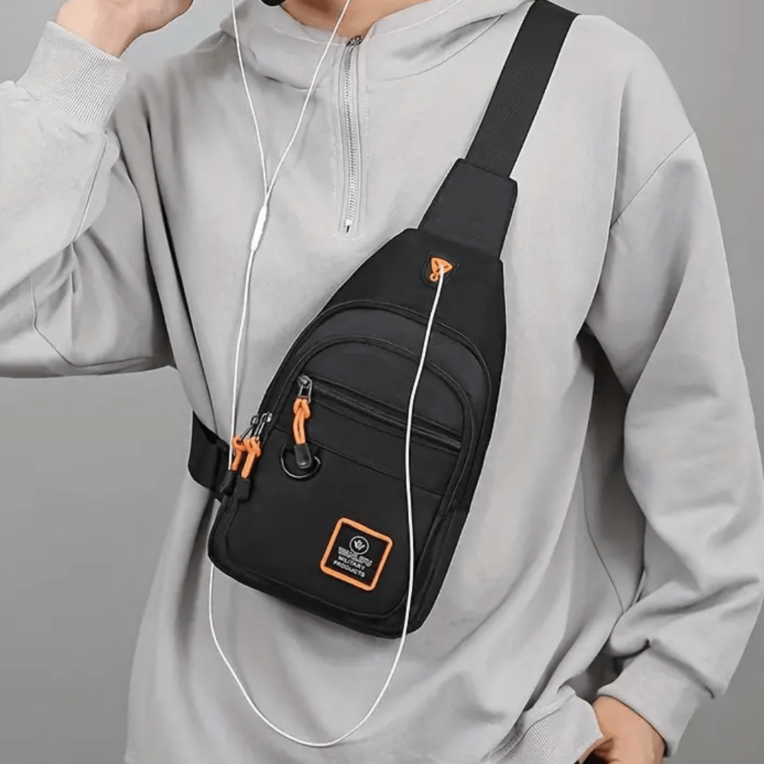 Lightweight Water-Resistant Crossbody Bag for Outdoor Travel-Field & Wild