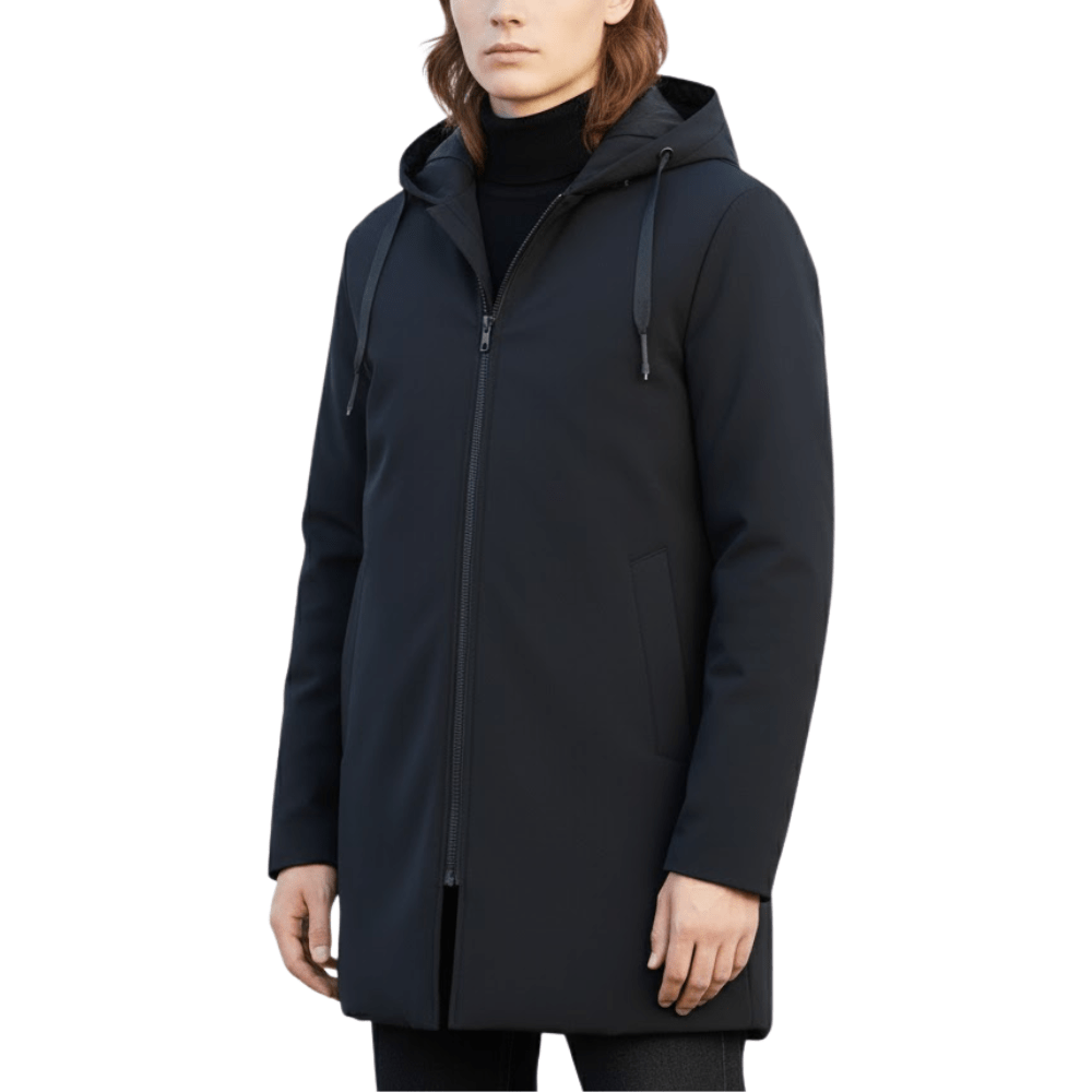 Men’s Hooded Quilted Winter Coat with Insulated Padding-Field & Wild