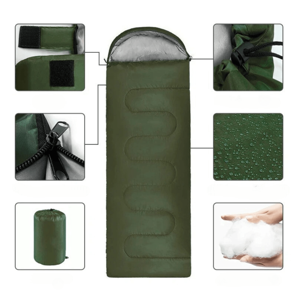 Lightweight Camping Sleeping Bag | Active Peaks-Field & Wild