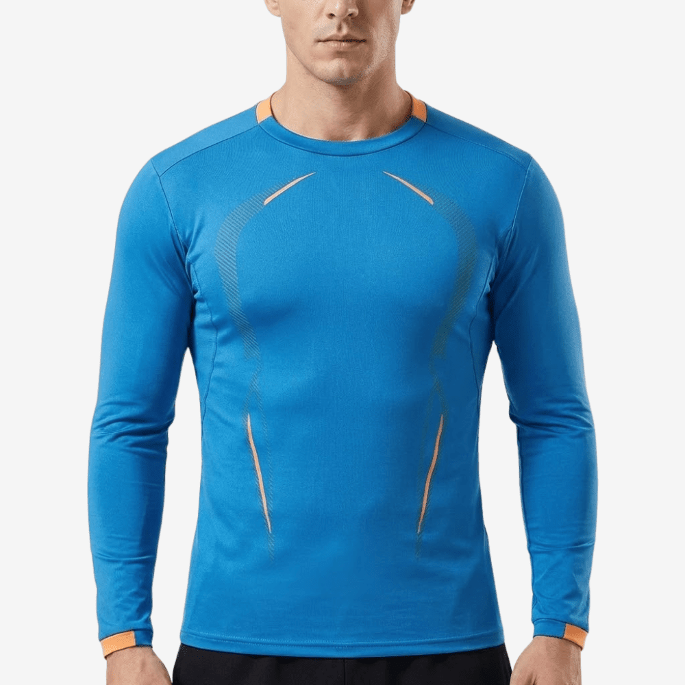 Breathable Long-Sleeve Hiking T-Shirt with Stretch Fit-Field & Wild