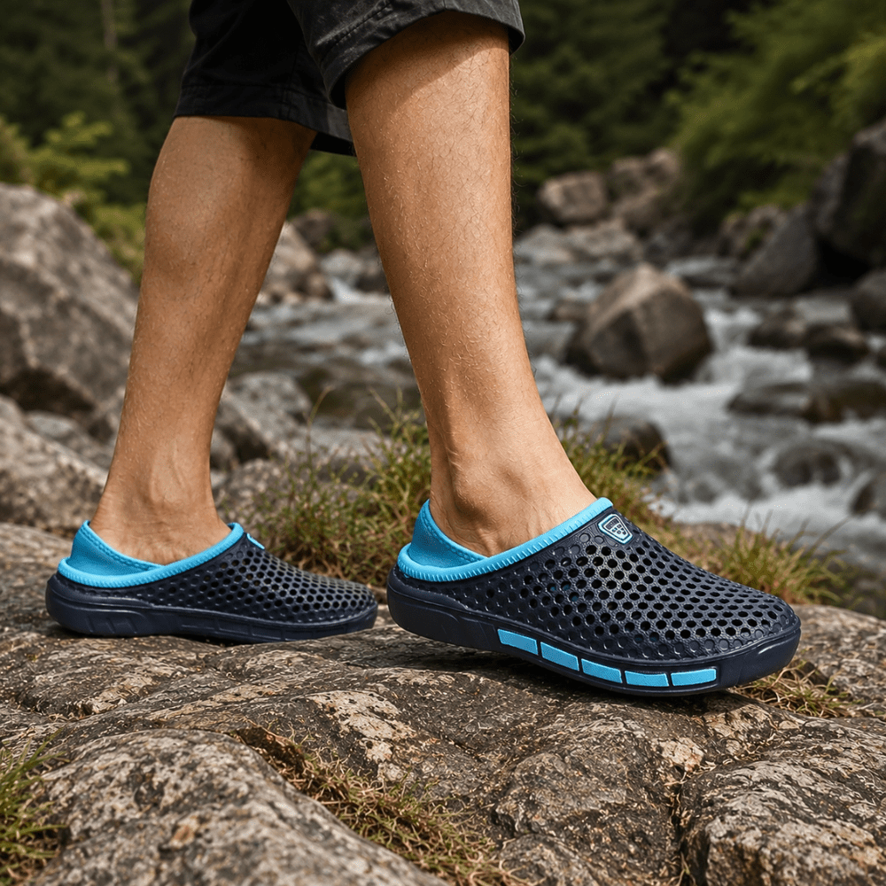 Lightweight Breathable Slip-On Outdoor Sandals - Field & Wild-Field & Wild