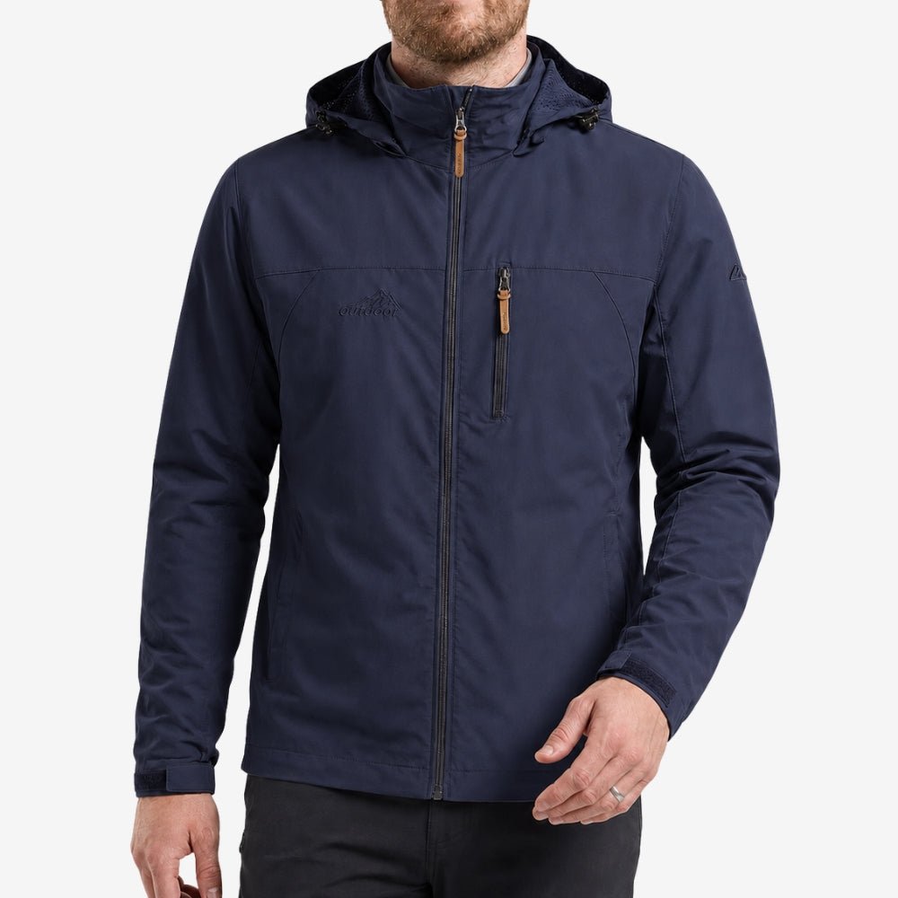 Lightweight Waterproof Outdoor Jacket with Nylon Shell-Field & Wild