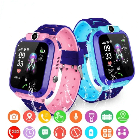 Children’s Water-Resistant Smartwatch with School Mode-Field & Wild