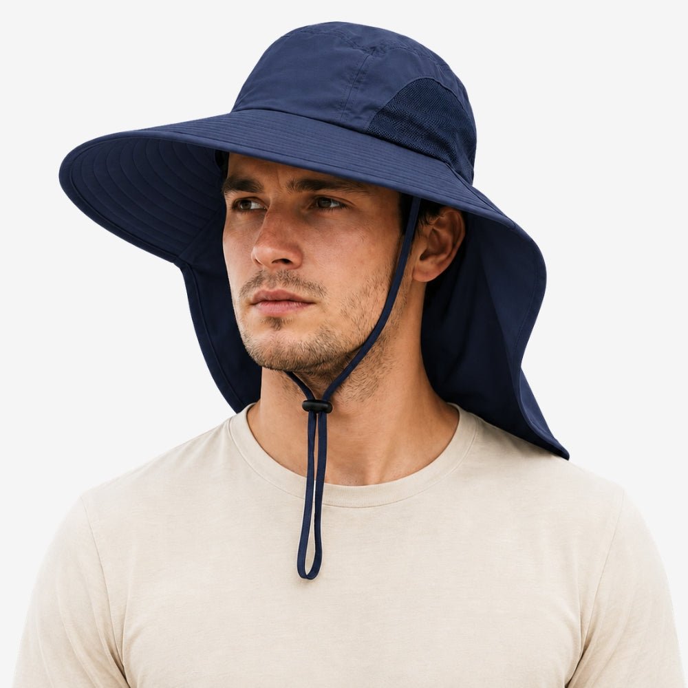 Lightweight Breathable Sun Hat with Wide Brim - Field & Wild-Field & Wild