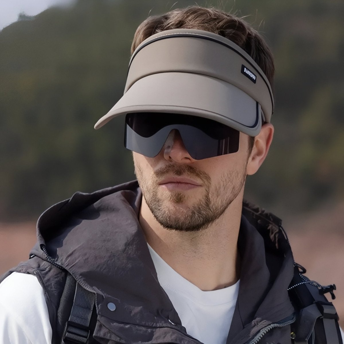 Hiking Cap with Built-In Sunglasses & Breathable Fit-Field & Wild