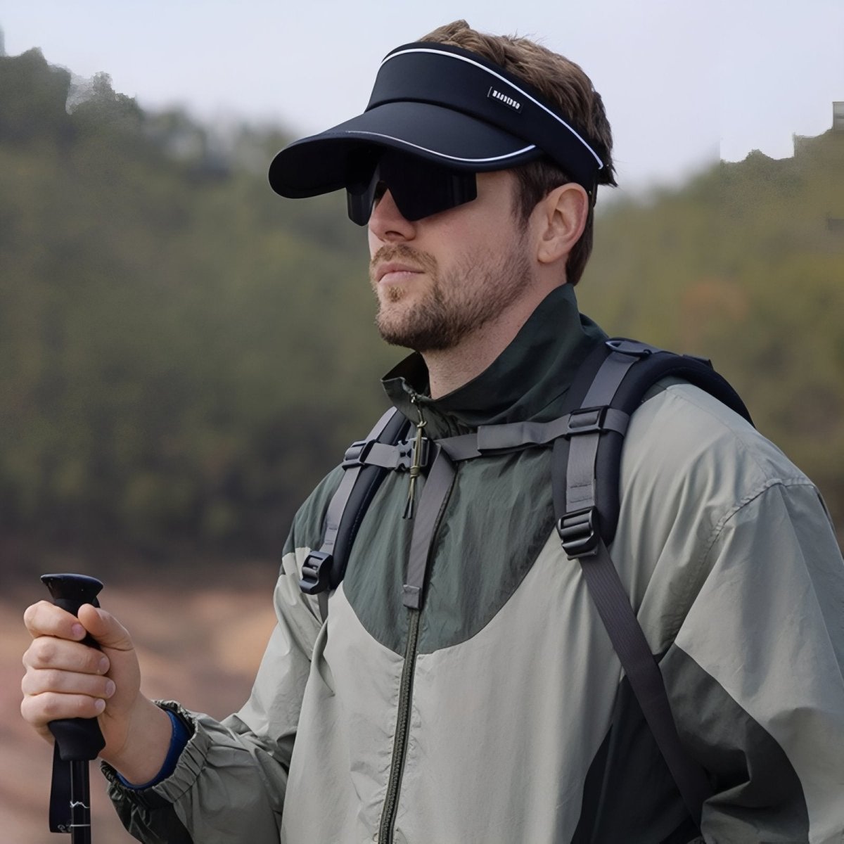Hiking Cap with Built-In Sunglasses & Breathable Fit-Field & Wild