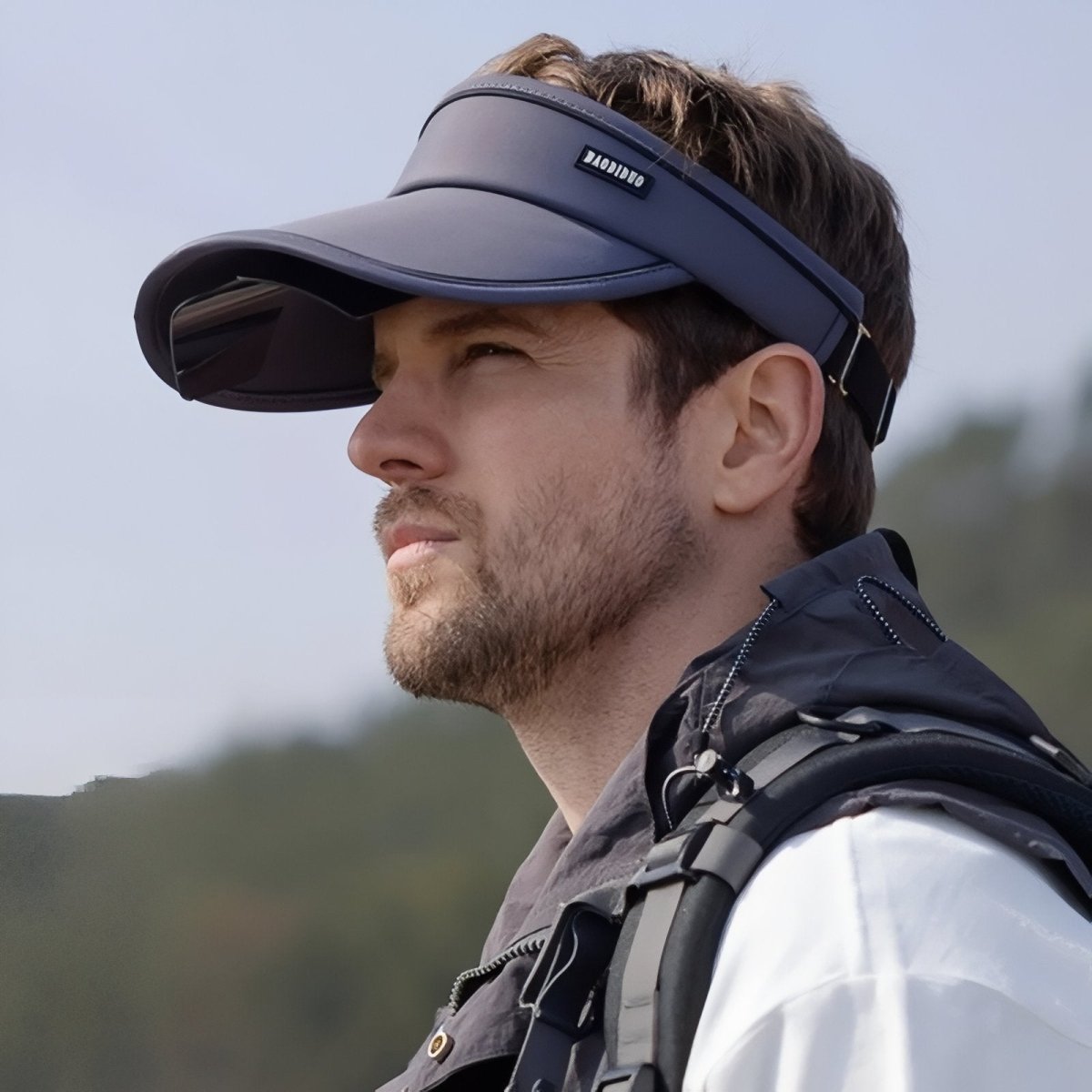 Hiking Cap with Built-In Sunglasses & Breathable Fit-Field & Wild