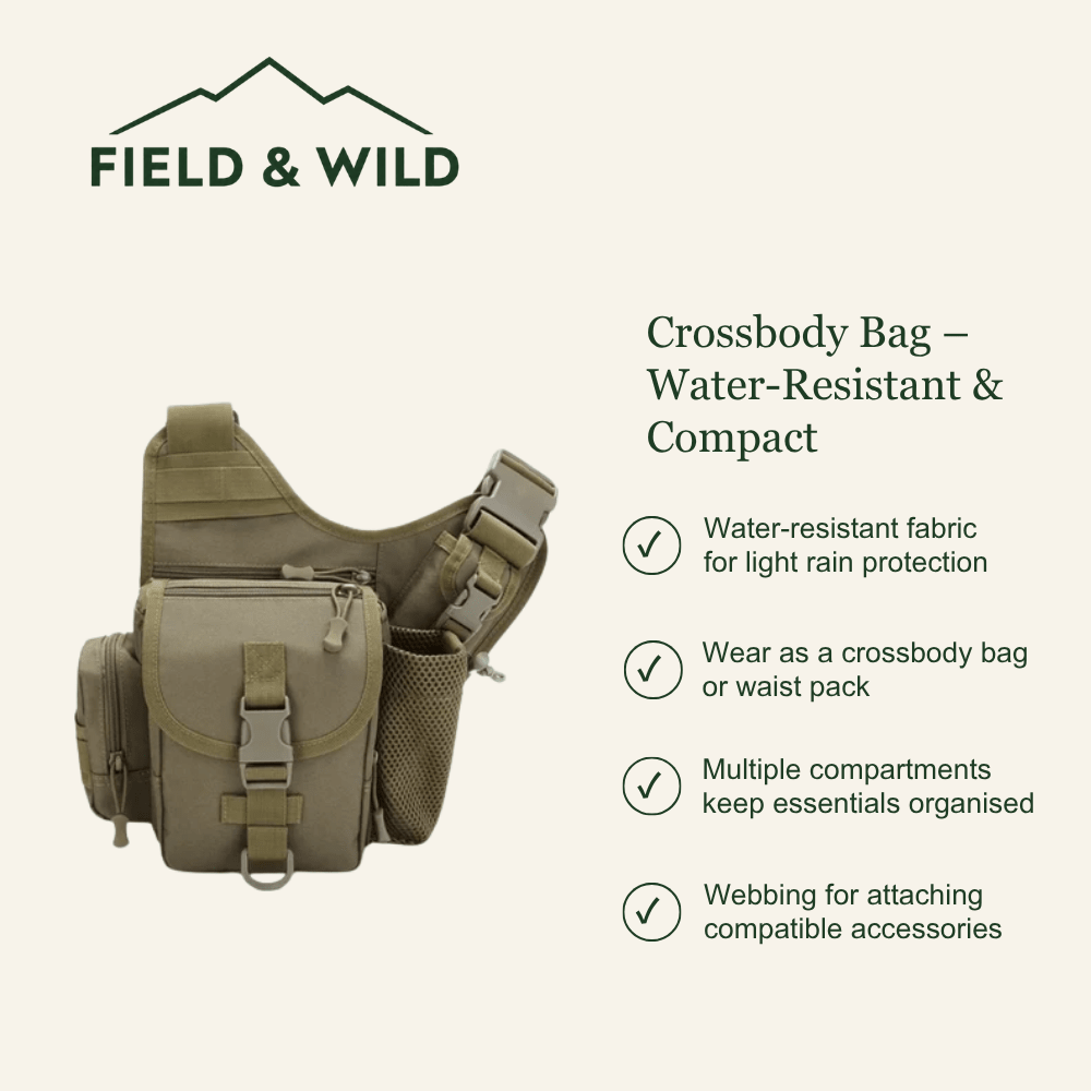 Crossbody Bag – Water-Resistant & Compact - Field & Wild-Field & Wild