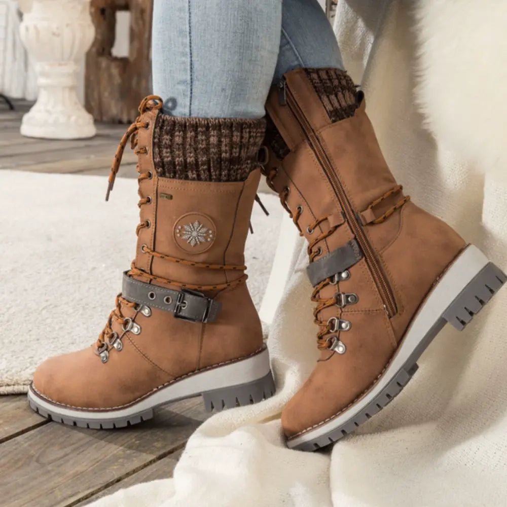 Women’s Insulated Winter Boots with Water-Resistant Grip Sole-Field & Wild