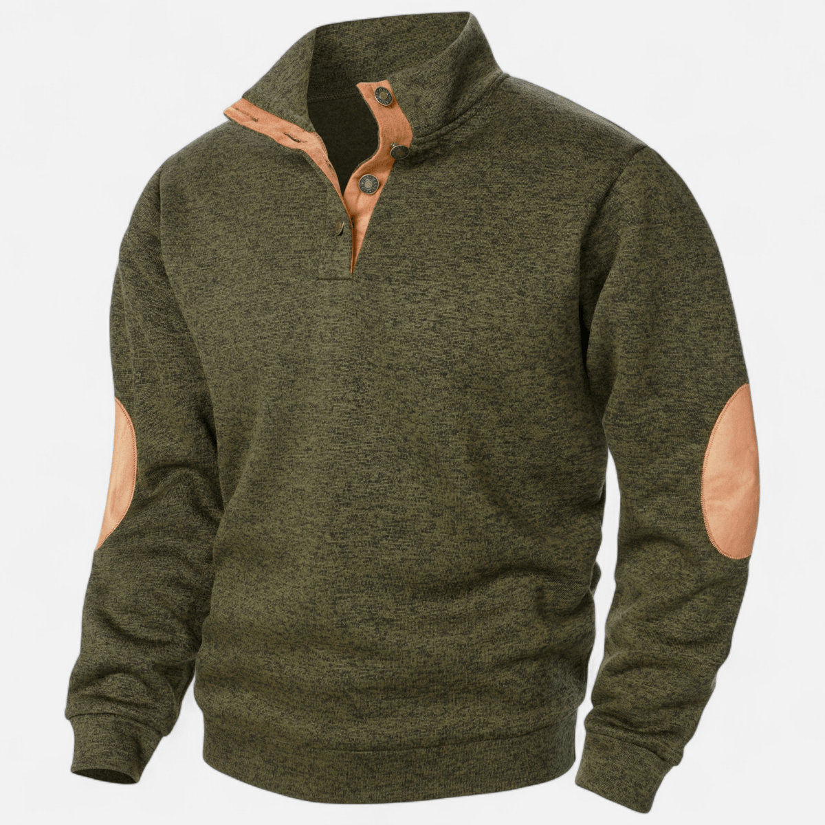 Warm Knitted Outdoor Sweater with Stand Collar-Field & Wild