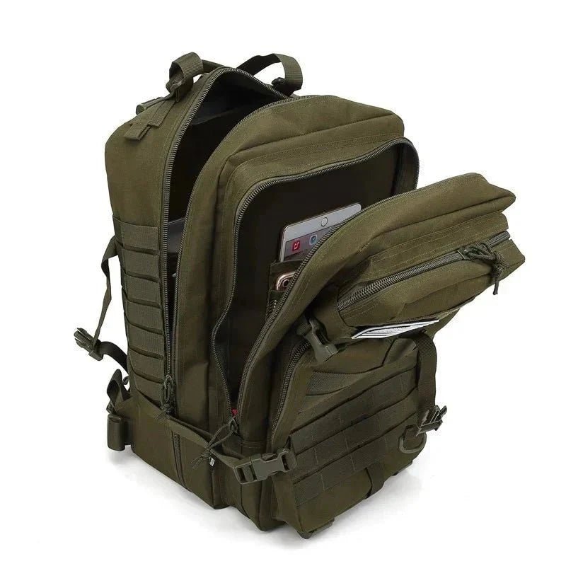 Waterproof 50L Outdoor Backpack with MOLLE Storage Design-Field & Wild