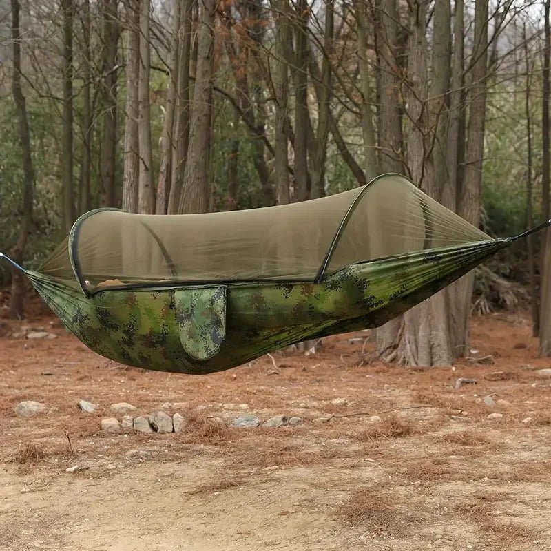 Lightweight Camping Hammock with Mosquito Net-Field & Wild