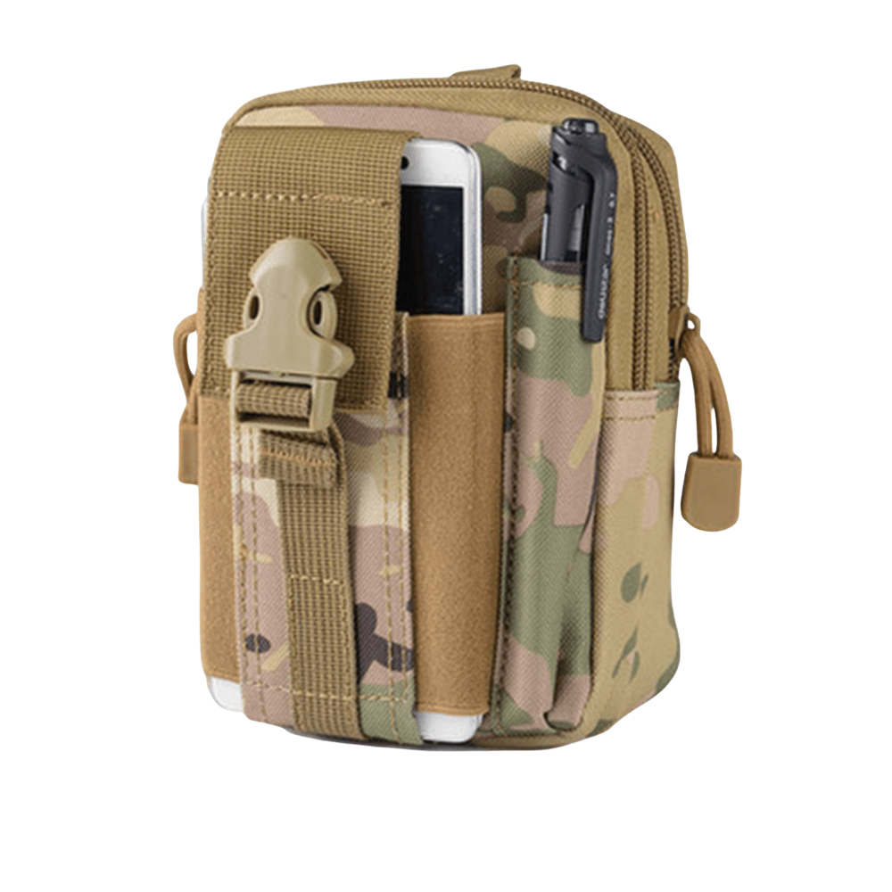 Water-Resistant Waist Bag with Adjustable Hands-Free Fit-Field & Wild