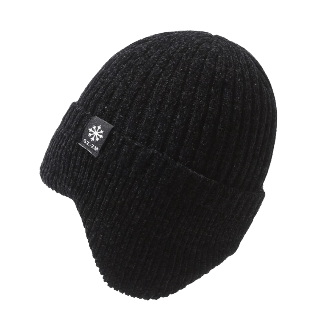 Men’s Fleece-Lined Knitted Winter Hat with Ear Coverage-Field & Wild