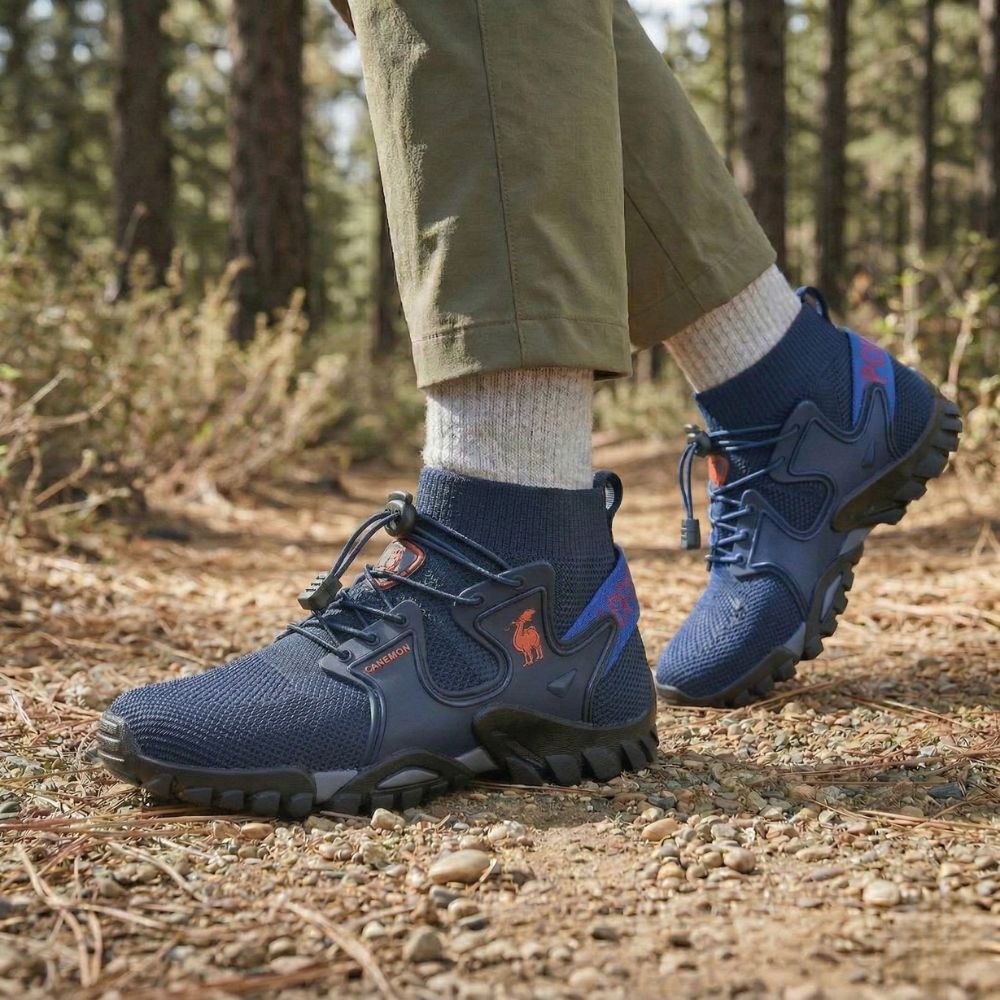 Breathable Trail Walking Shoes with Non-Slip Rubber Sole-Field & Wild