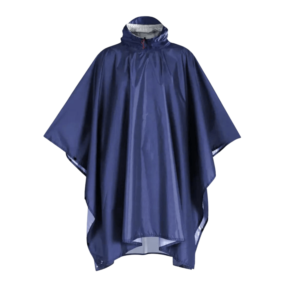 Foldable Waterproof Hiking Poncho with Adjustable Hood-Field & Wild