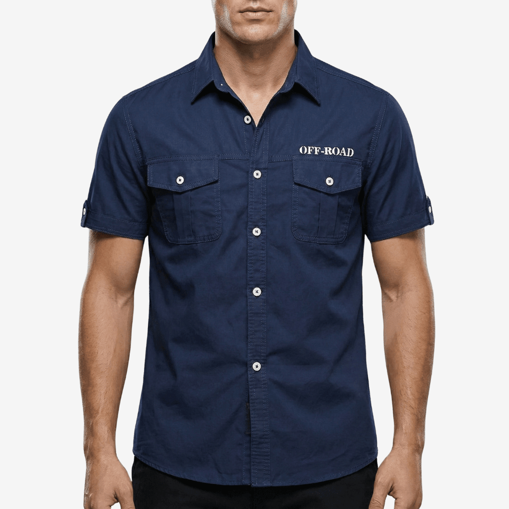 Breathable Cotton Outdoor Shirt for Men | Active Peaks-Field & Wild