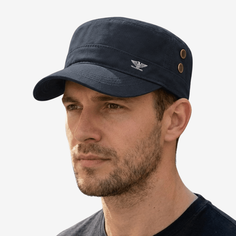 Adjustable Cotton Hiking Cap with Curved Sun Peak-Field & Wild