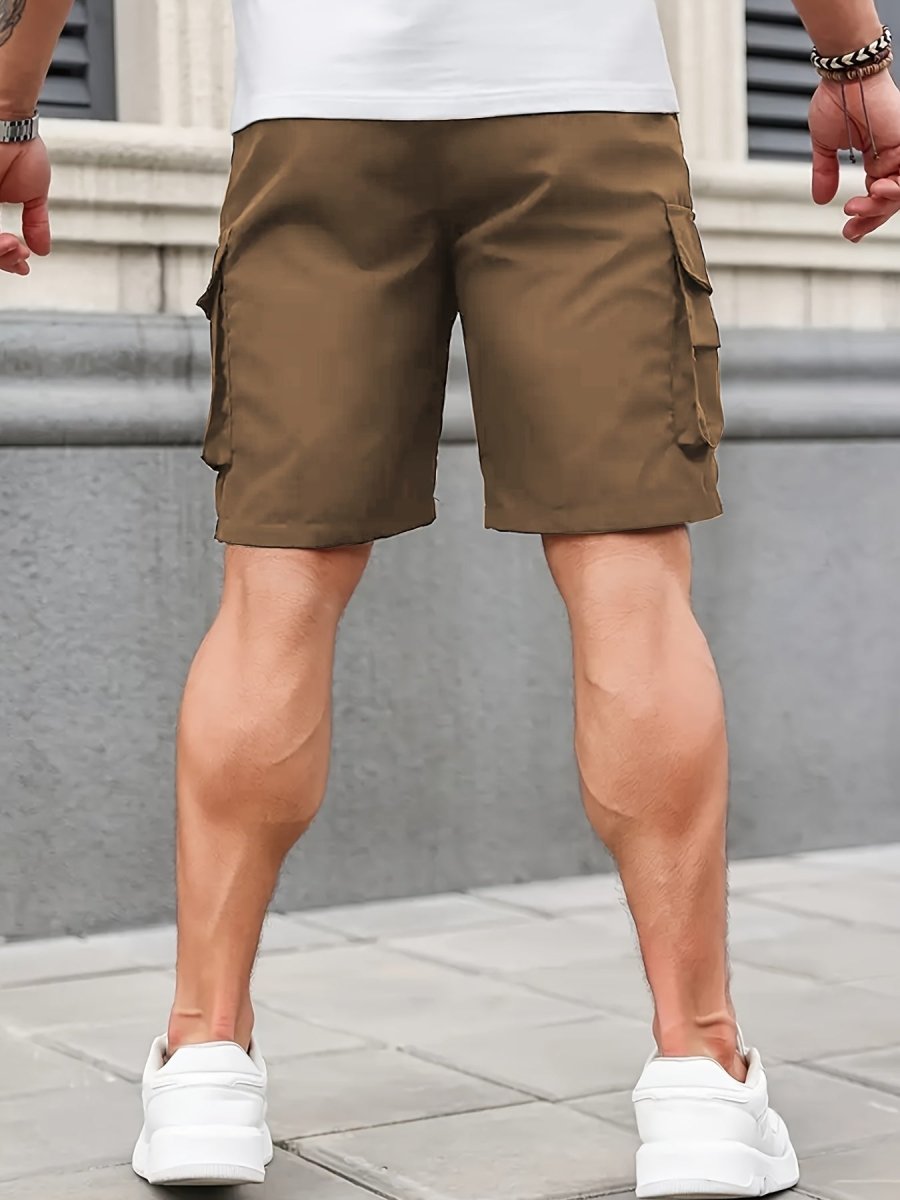 Men’s Lightweight Cargo Shorts with Secure Zip Pockets-Field & Wild