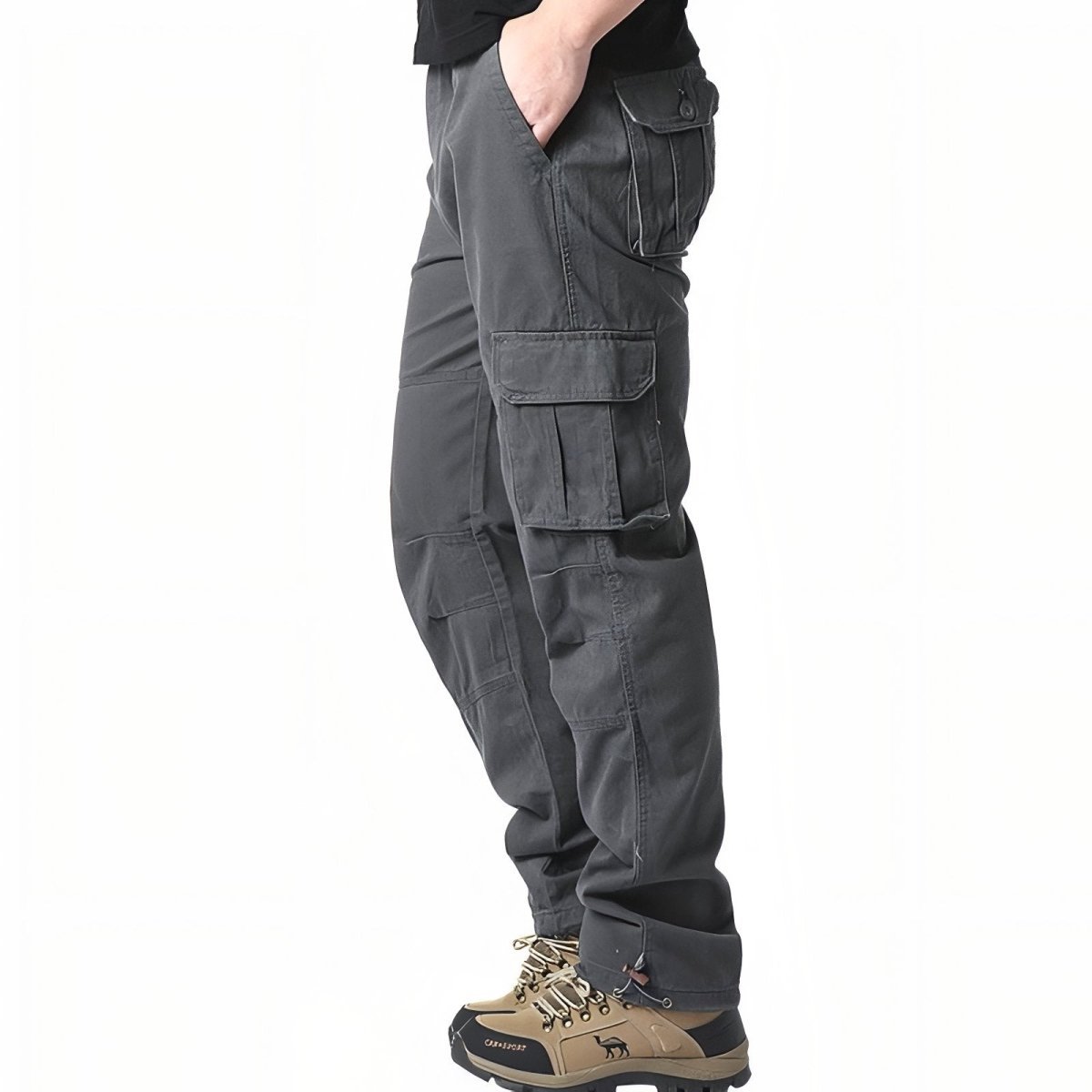 Breathable Cargo Hiking Trousers with Adjustable Fit-Field & Wild