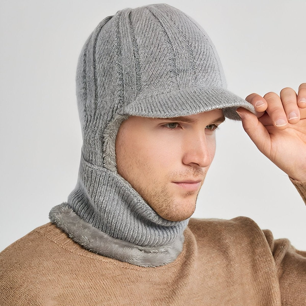 Thermal Balaclava Hat with Integrated Visor & Neck Coverage-Field & Wild