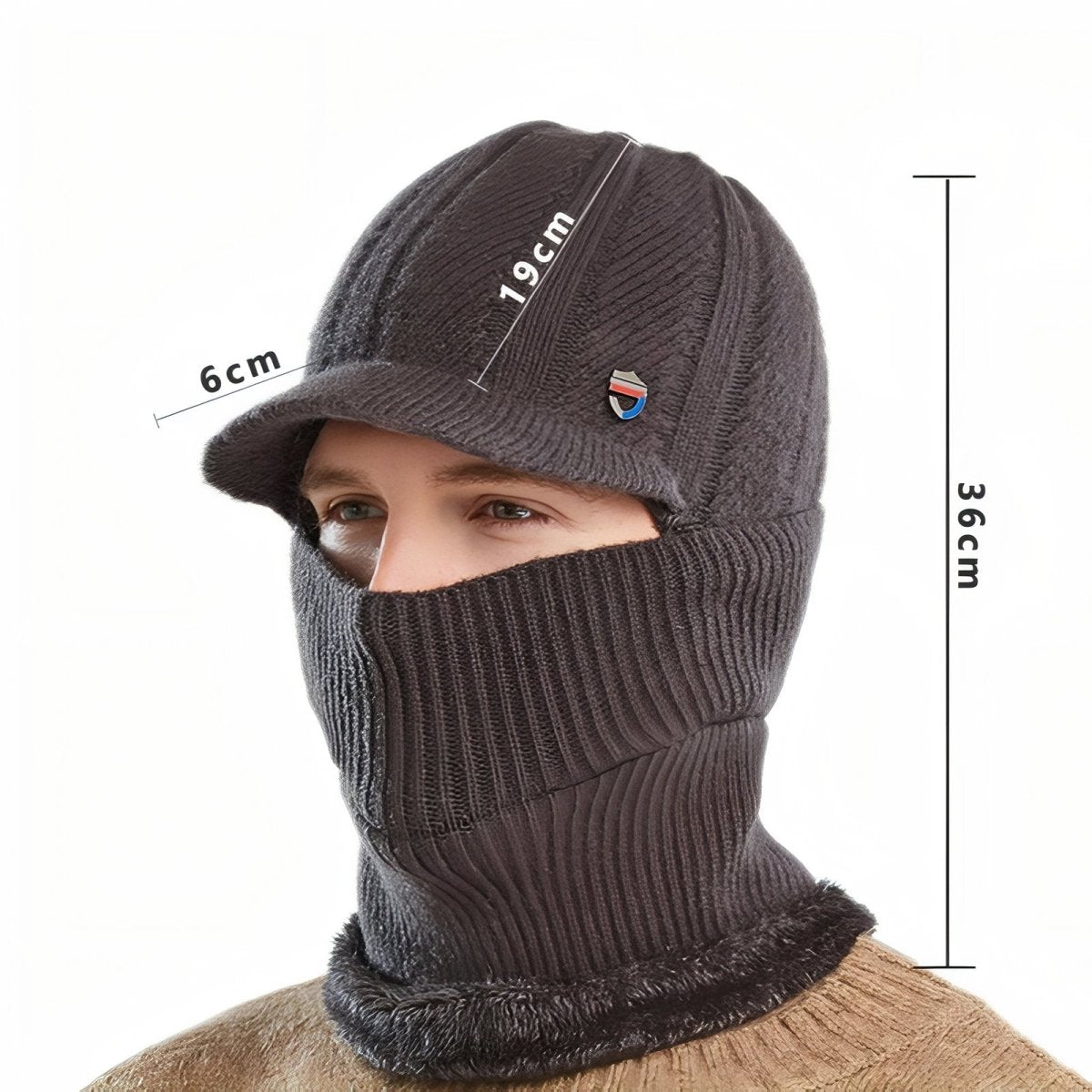Thermal Balaclava Hat with Integrated Visor & Neck Coverage-Field & Wild