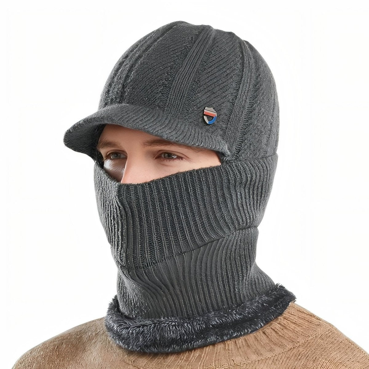 Thermal Balaclava Hat with Integrated Visor & Neck Coverage-Field & Wild