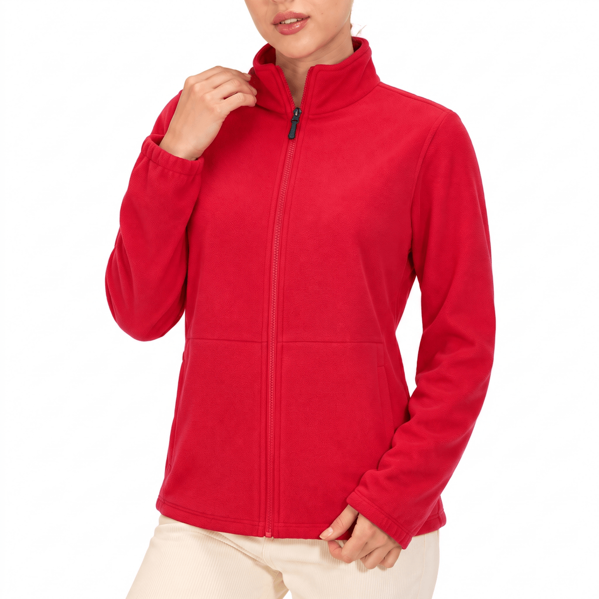 Women’s Windproof Softshell Jacket with Thermal Fleece Lining-Field & Wild
