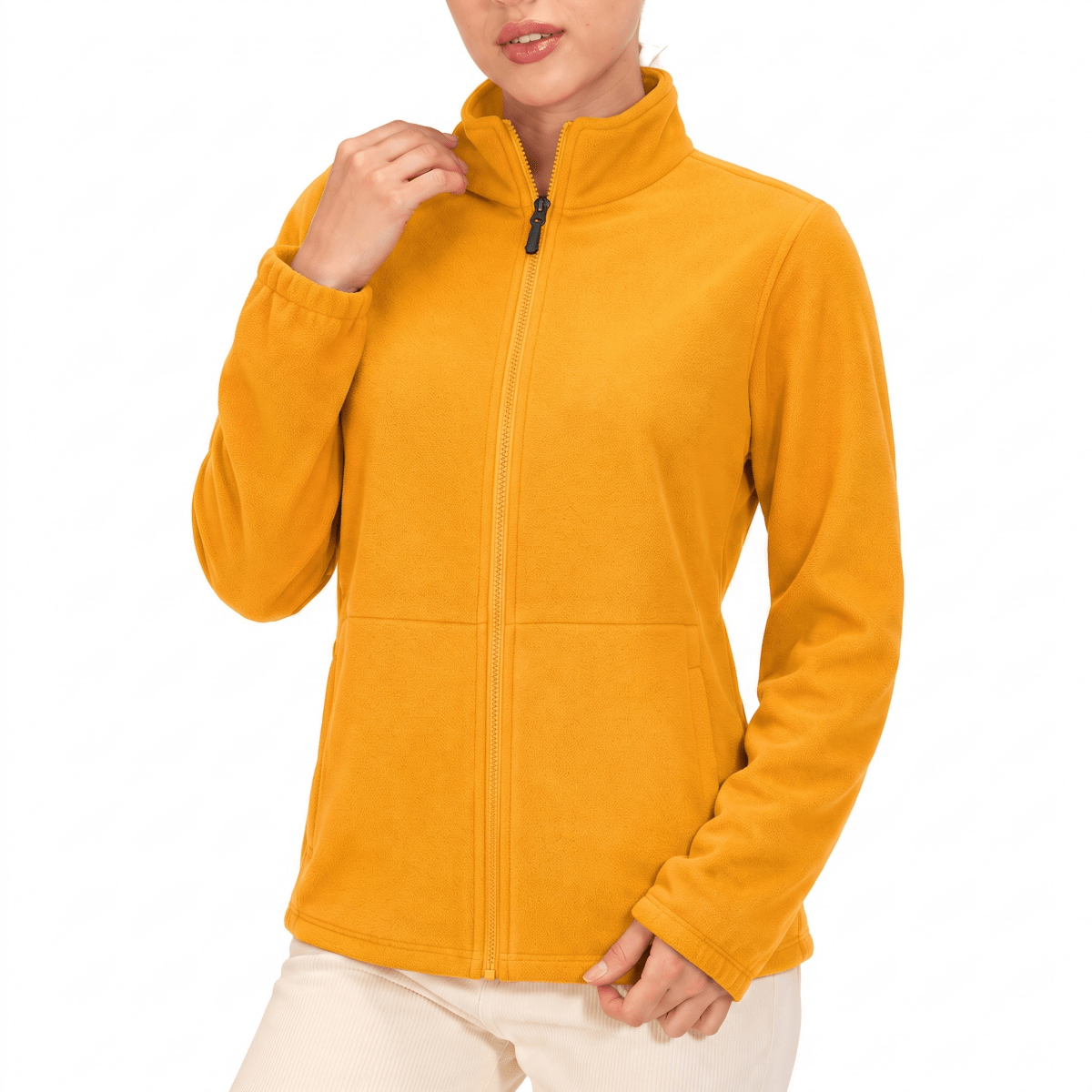 Women’s Windproof Softshell Jacket with Thermal Fleece Lining-Field & Wild