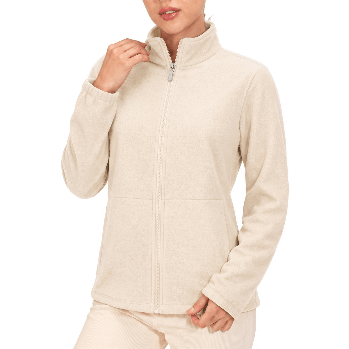 Women’s Windproof Softshell Jacket with Thermal Fleece Lining-Field & Wild