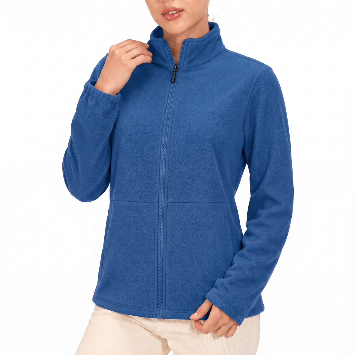 Women’s Windproof Softshell Jacket with Thermal Fleece Lining-Field & Wild