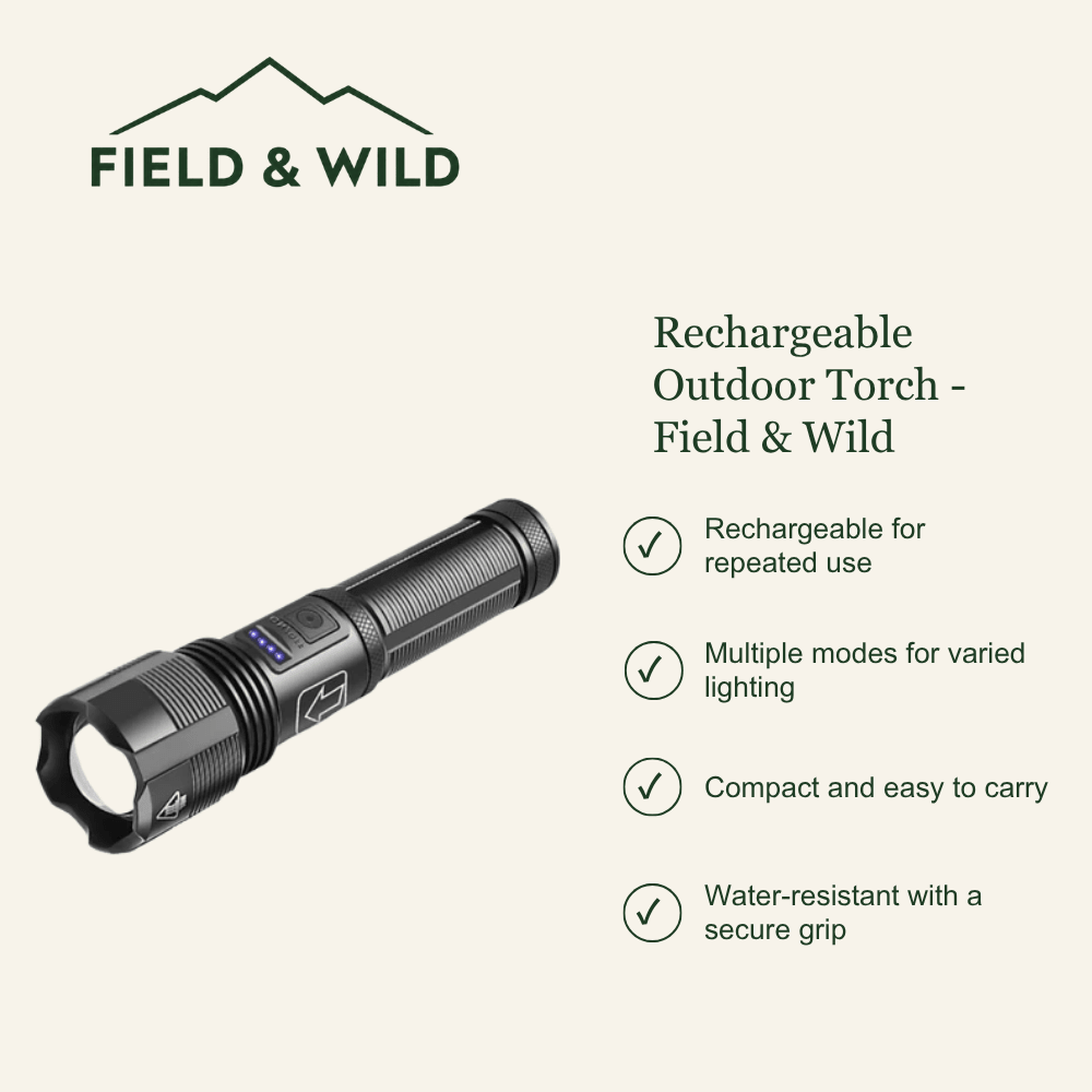 Rechargeable Outdoor Torch - Field & Wild-Field & Wild
