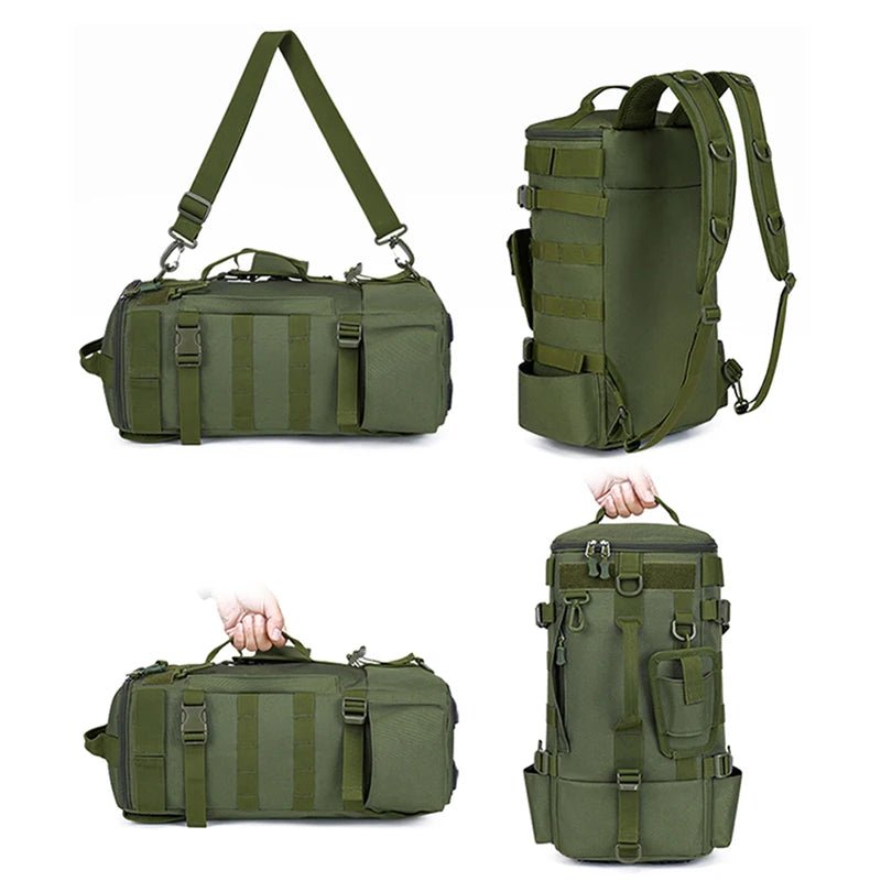 Water-Resistant Fishing Backpack with Rod Holders-Field & Wild