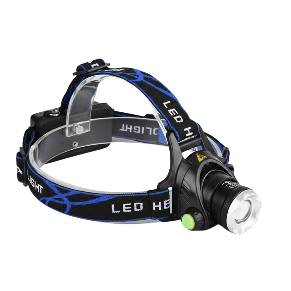 Rechargeable LED Head Torch with Zoom Function - Field & Wild-Field & Wild