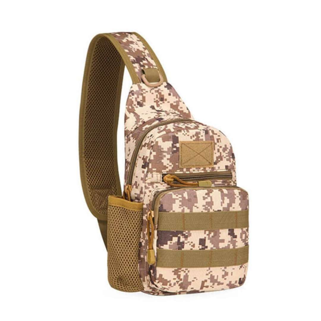 Water-Resistant 7L Crossbody Bag with Adjustable Shoulder Strap-Field & Wild