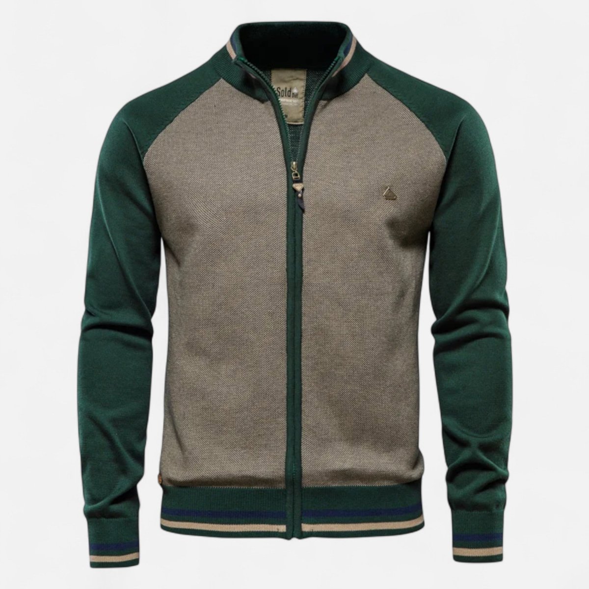 Men’s Cotton Zip Sweater for Outdoor Layering-Field & Wild