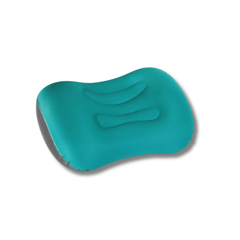 Compact Inflatable Camping Pillow with Ergonomic Neck Support-Field & Wild