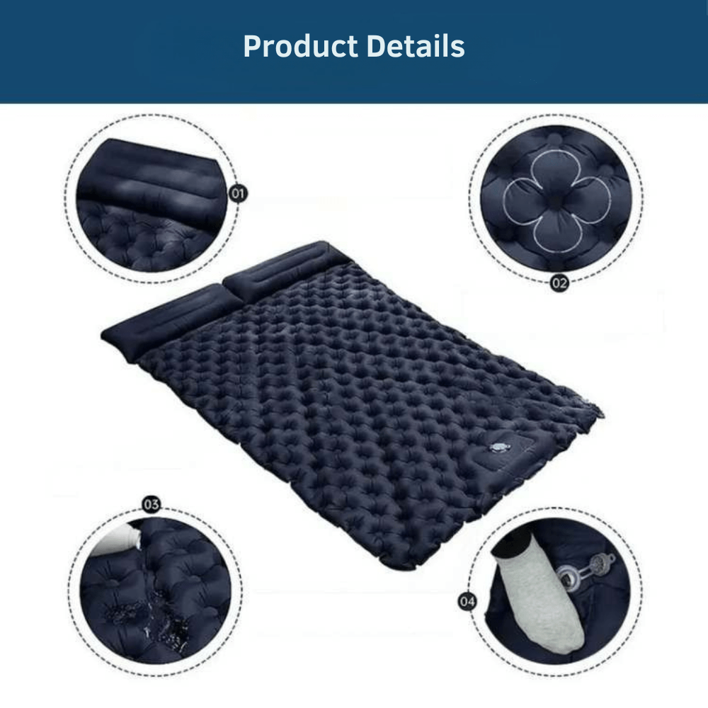 Double Inflatable Camping Mattress – Lightweight and Durable | Active Peaks-Field & Wild