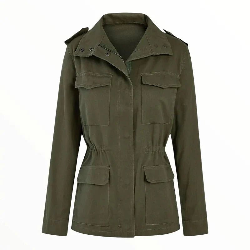 Women’s Windproof Walking Jacket with Adjustable Waist-Field & Wild