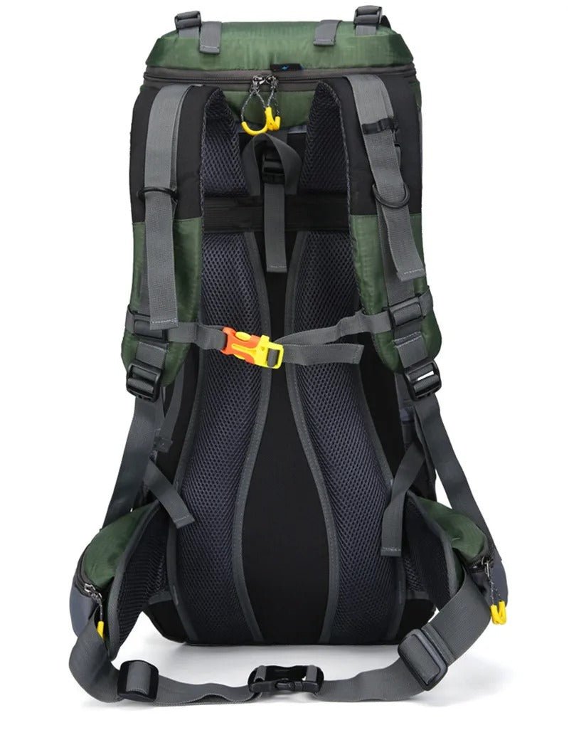 60L Trekking Backpack with Weather-Resistant Storage Design-Field & Wild