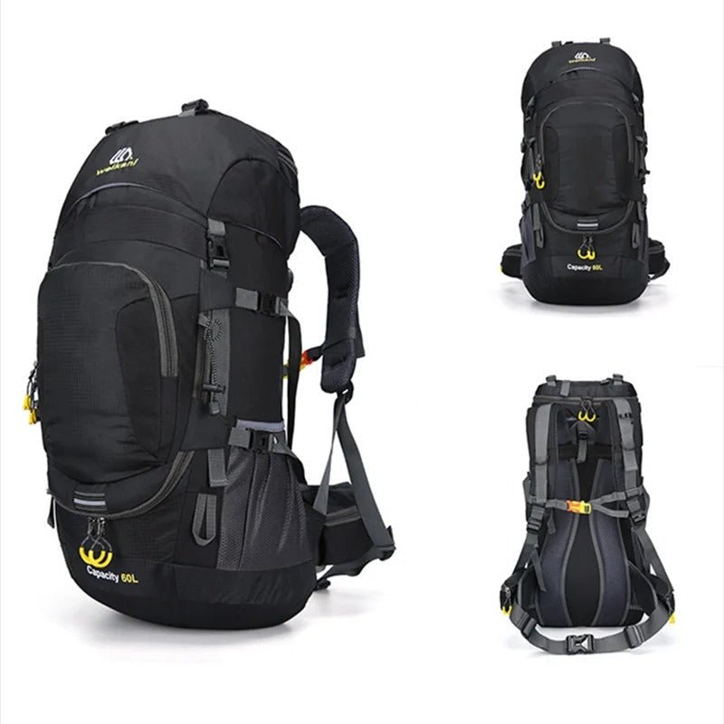 60L Trekking Backpack with Weather-Resistant Storage Design-Field & Wild